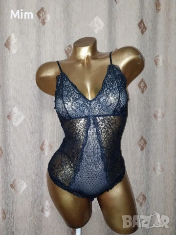 Buch S Черно еластично боди 