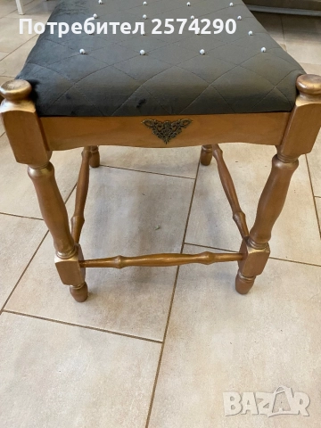 Антична табуретка, снимка 3 - Антикварни и старинни предмети - 52857694