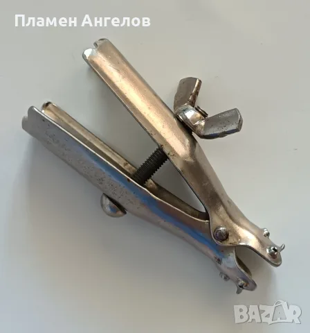 Ретро Немски инструмент /държач - IMMERFEST-D.B.G.M.-1950г., снимка 5 - Клещи - 56013990