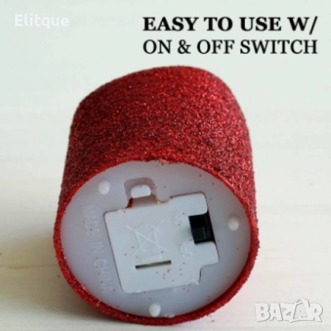 Мини LED Коледни свещи в компактен елегантен размер, снимка 6 - Други - 52820182