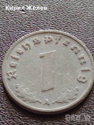 Две монети 1 райхспфенинг 1939г. / 1 райхспфенинг 1943г. Трети райх с СХВАСТИКА редки 14742, снимка 9 - Нумизматика и бонистика - 40649833