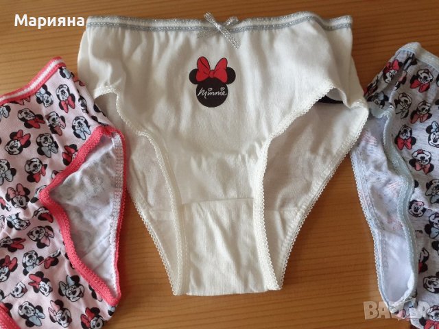 нов пакет 6 броя белъо за момиче 2-3 години, снимка 3 - Детско бельо и бански  - 37964772