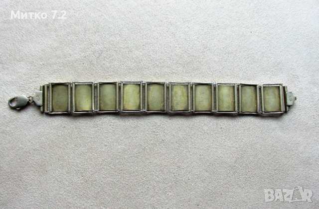 сребърна гривна - 8, снимка 3 - Гривни - 39270810