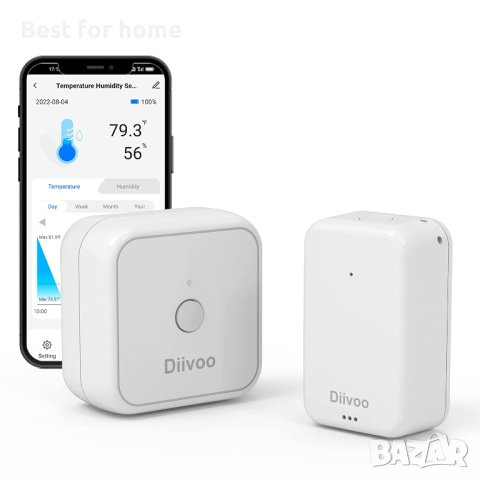 Diivoo WiFi HUB + сензор за температура и влажност