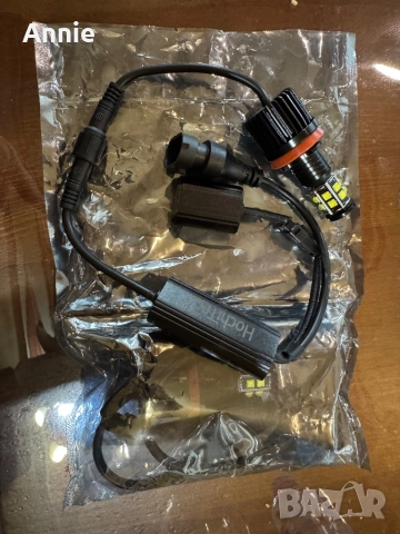 НОВИ! Комплект LED крушки H8 160W за фабрични ангелски очи - бели, снимка 3 - Аксесоари и консумативи - 52472219