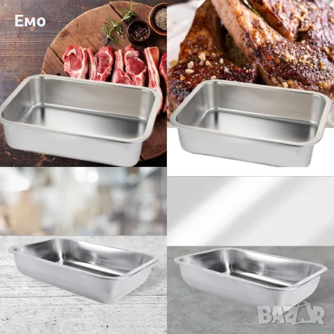 Дълбока тава от неръждаема стомана за печене на агнешко