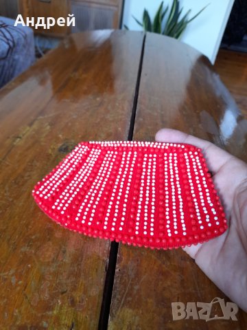 Старо мънистено портмоне #4, снимка 2 - Антикварни и старинни предмети - 42037197