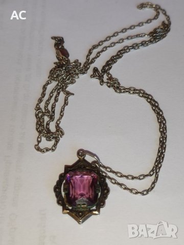 Сребърно колие , снимка 3 - Колиета, медальони, синджири - 38492020