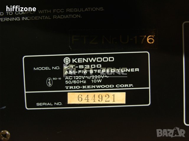  Kenwood kt-5300  ТУНЕР, снимка 9 - Ресийвъри, усилватели, смесителни пултове - 44430203