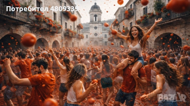 Щура доматена fiesta във Валенсия - La Tomatina