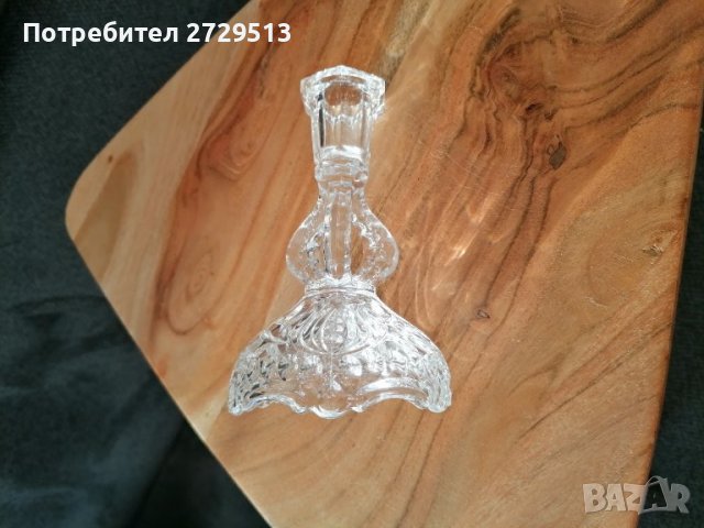 Свещник кристал Anna Hutte , снимка 7 - Декорация за дома - 38265622