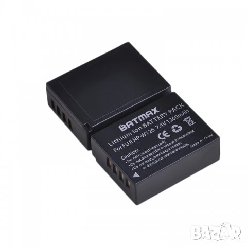 Батерия за Fujifilm NP-W126, NP W126, NPW126, X-E1 XE1 X-E2 XE2 X-A1 X-M1 X-M2 X-T1 XT1 X-Pro1 XPro1, снимка 1 - Батерии, зарядни - 32014037