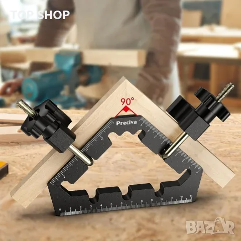 Квадратни скоби за позициониране на 90 градуса и 45 градуса, снимка 3 - Шублери - 49567445