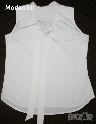 H&M цвят екрю - асиметричен дамски топ, снимка 8 - Корсети, бюстиета, топове - 50637186