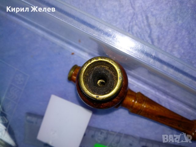 СТАРА РЯДКА КОЛЕКЦИОНЕРСКА ЛУЛА за ОПИУМ РЪЧНА МАЙСТОРСКА ИЗРАБОТКА ДЪРВО и БРОНЗ За КОЛЕКЦИЯ! 37701, снимка 3 - Колекции - 40690517