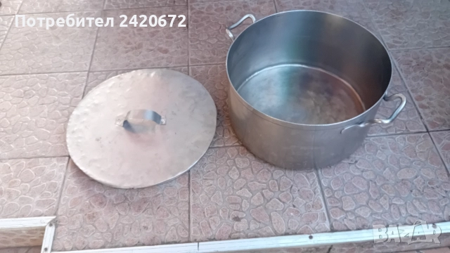 казан неръждавейка от соца, снимка 3 - Други ценни предмети - 52649642