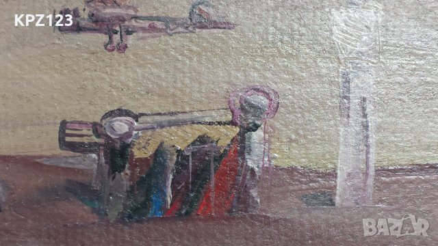 КАРТИНА МАСЛЕНИ БОИ 82 год. /проф. П.ПАНАЙОТОВ-ПАНЕТО, снимка 3 - Картини - 29093789