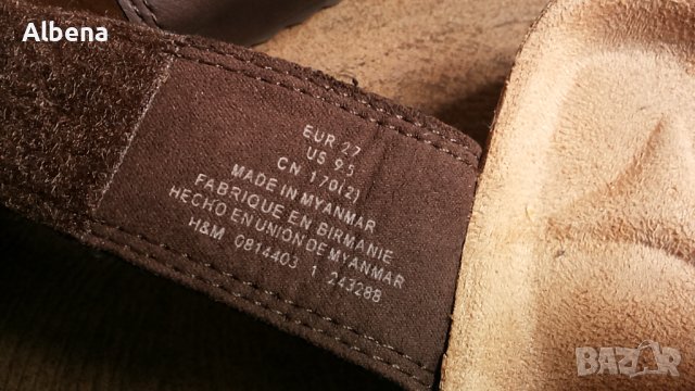 H & M Размер EUR 27 детски сандали 146-12-S, снимка 6 - Детски сандали и чехли - 37479399