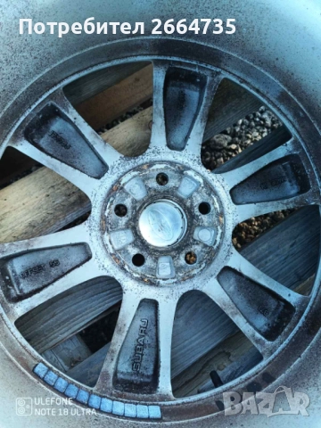 Лети джанти с гуми Subaru 5/100/17, снимка 15 - Гуми и джанти - 52286161