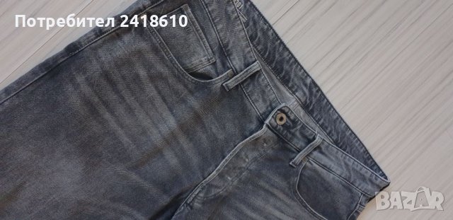 G - Star 3301 Straight Tapered Fit Mens Size 36/32 ОРИГИНАЛ! Мъжки Дънки!, снимка 9 - Дънки - 45343401