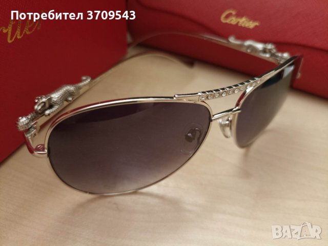 Дамски слънчеви очила Cartier, снимка 4 - Слънчеви и диоптрични очила - 40564301