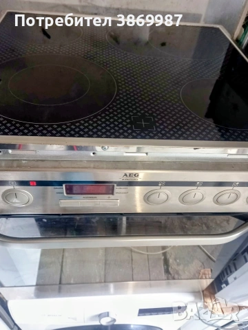 печка със керамични котлони AEG 