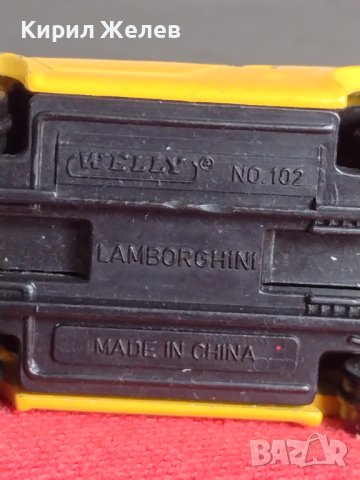 Метална количка LAMBORGHINI MADE IN CHINA WELLY спортен модел за КОЛЕКЦИЯ 19058, снимка 10 - Колекции - 40678397