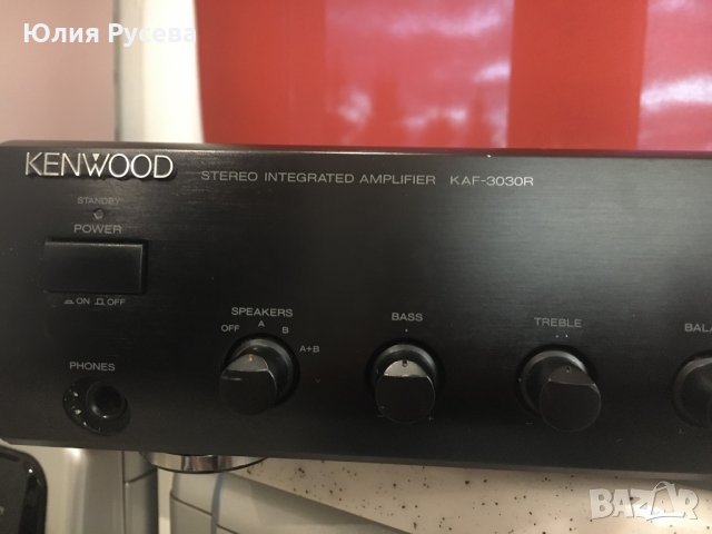 Kenwood stereo integrated amplifier KAF-3030R, снимка 2 - Ресийвъри, усилватели, смесителни пултове - 35037840