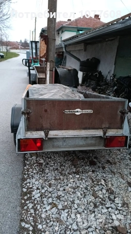 Автомобилно ремарке Humbaur до 750кг, снимка 2 - Ремаркета - 53908164