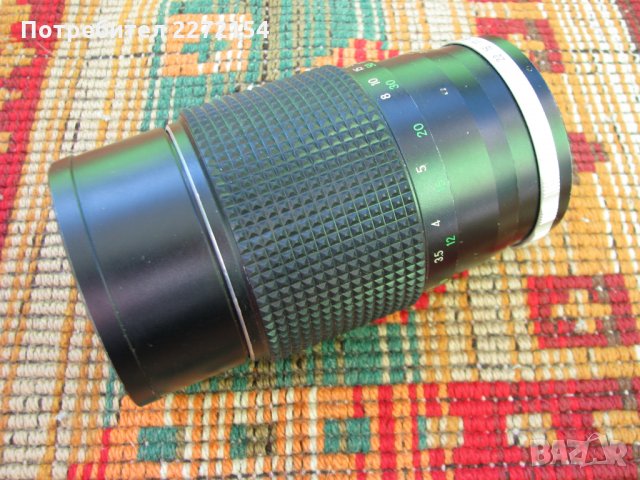Голям обектив за фотоапарат със сенник, снимка 3 - Обективи и филтри - 30907189