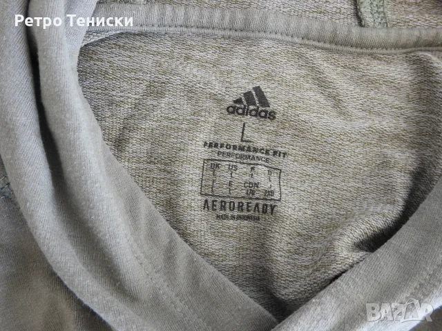Tank adidas — Мъже размер L Зелено, снимка 3 - Тениски - 56312765