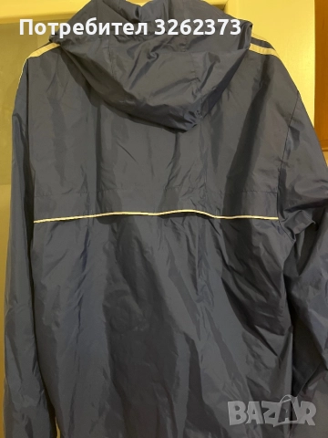 (L) Оригинална Adidas мъжка ветровка, снимка 2 - Якета - 52550139
