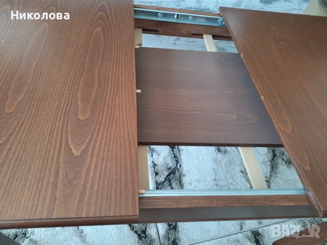 Разтегателна трапезна маса Мисури, снимка 5 - Маси - 55786630