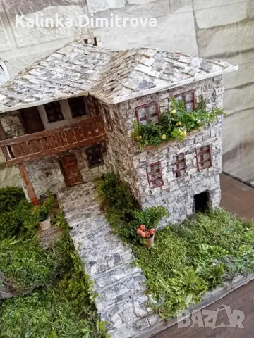 Макет на родопска къща-ръчна изработка., снимка 2 - Декорация за дома - 50028910