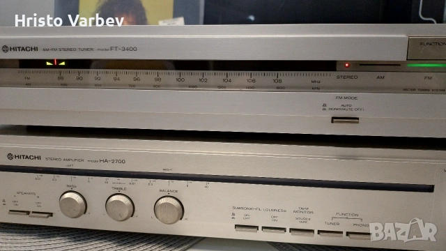 Hitachi HA-2700 & Hitachi FT-3400, снимка 4 - Ресийвъри, усилватели, смесителни пултове - 53964621