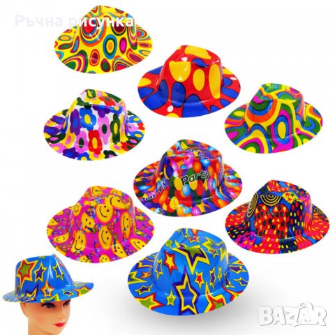 Парти каубойска шапка /ПВЦ/, снимка 1