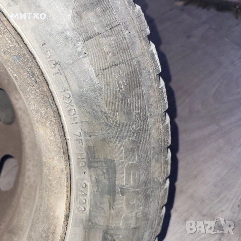 Зимни гуми 195/65R15  с джанти  5x100 15 цола, снимка 2 - Гуми и джанти - 53165461
