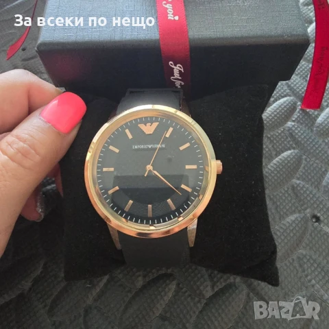 Emporio Armani Унисекс Чаовник⌚️Дамски Часовник⌚️Мъжки Часовник Със Силиконова Каишка Код VL-144