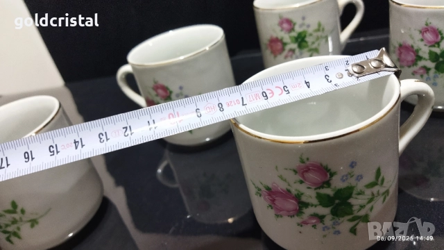 стар български порцелан чаши за чай, снимка 5 - Антикварни и старинни предмети - 51629025