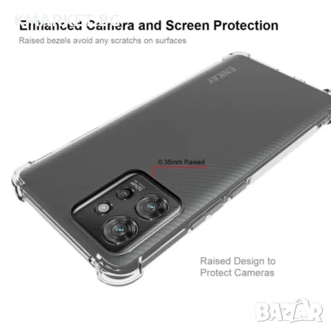 Motorola ThinkPhone 5G ENKAY Силиконов Калъф и Протектор, снимка 4 - Калъфи, кейсове - 49010066