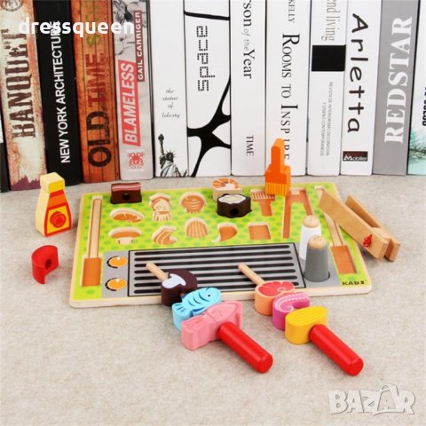 3571 Комплект за барбекю-дървен пъзел, снимка 6 - Игри и пъзели - 37773362