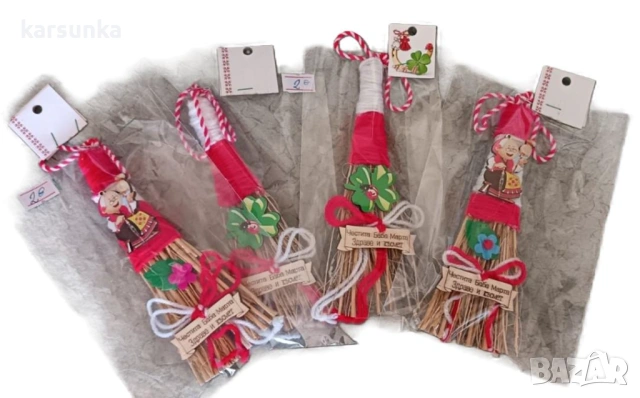 Мартеници за декорация, снимка 8 - Декорация за дома - 53161531