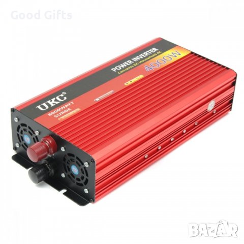 4000W UKC Инвертор Преобразувател камион , кола, снимка 6 - Аксесоари и консумативи - 39296564
