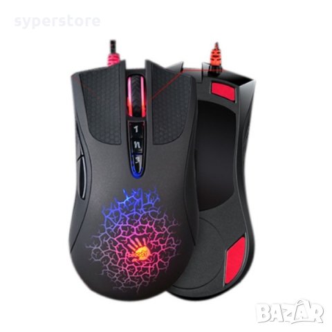 Мишка Геймърска Оптична USB BLOODY A90 Light STRIKE 4000cpi 8btns Gaming mouse, снимка 2 - Клавиатури и мишки - 32079536