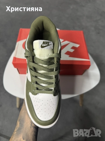 Nike Dunk Low Medium Olive, снимка 2 - Маратонки - 56435251