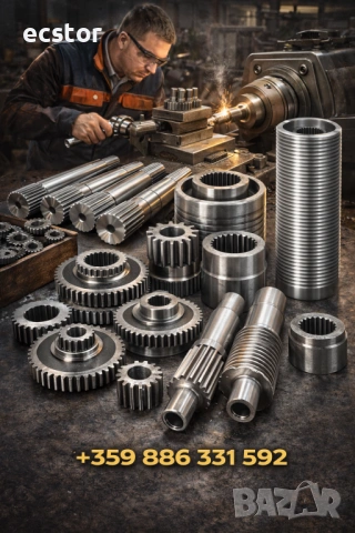 Прецизна механична обработка | Шлицови валове и зъбни колела | Серийно производство, снимка 2 - Друго - 53234990