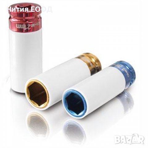 Комплект удължени вложки за ударен гайковерт 1/2"-3 части