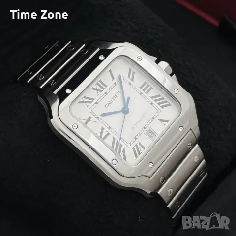 Cartier Santos De Cartier 40mm (35mm) Steel White Dial Automatic Мъжки / Унисекс  Различни Варианти, снимка 5 - Мъжки - 47990398