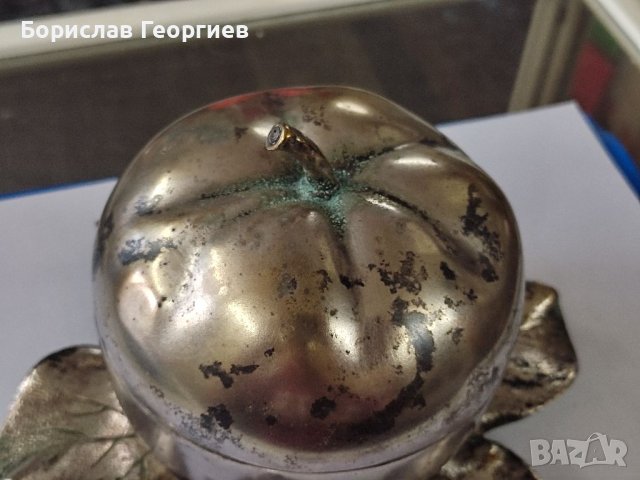 Стара захарница WMF посребрена ябълка, снимка 2 - Колекции - 40484897