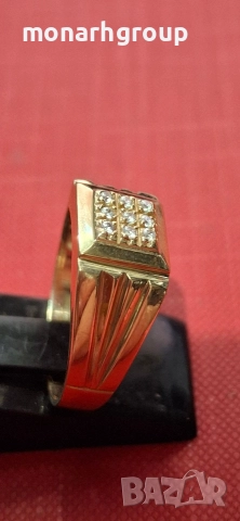 Златен пръстен , снимка 3 - Пръстени - 52870089